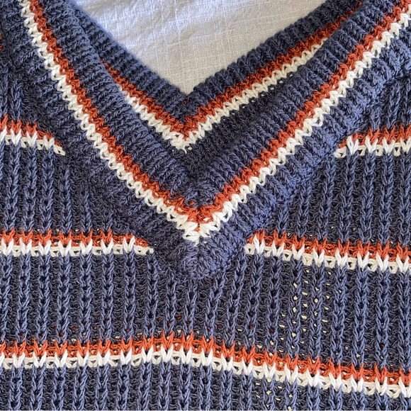 Madewell Stockton V Neck Stripe Knit Tank Top Size XS NWT - Picture 8 of 11